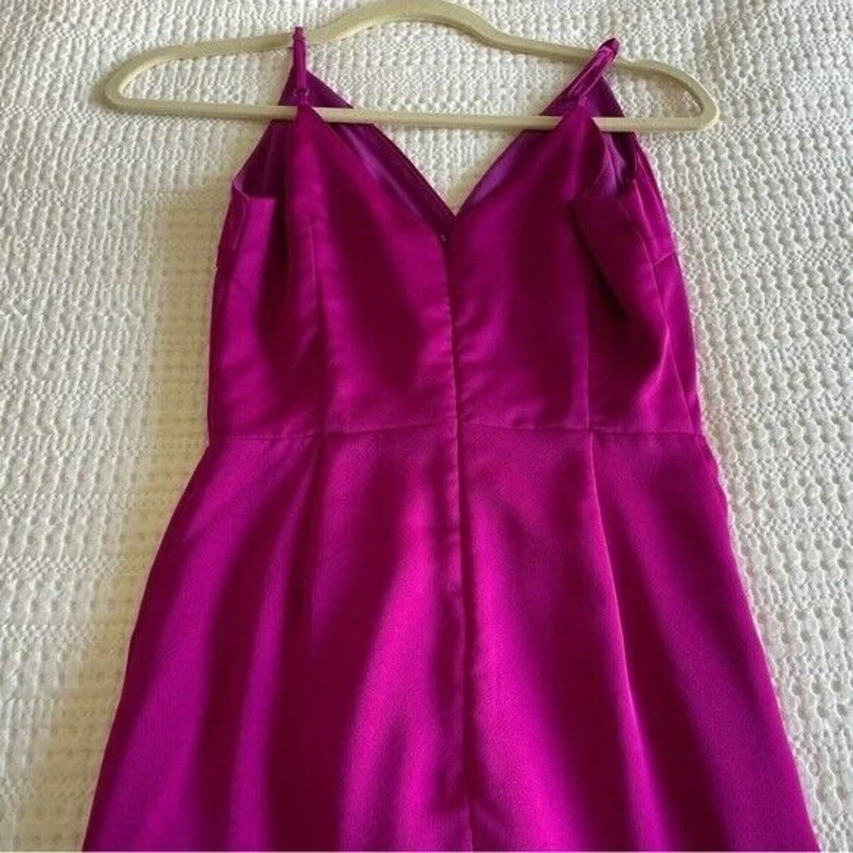 Harlyn V-Neck Special Occasion Dress Extra Large/XL NWT Spaghetti Straps fushia