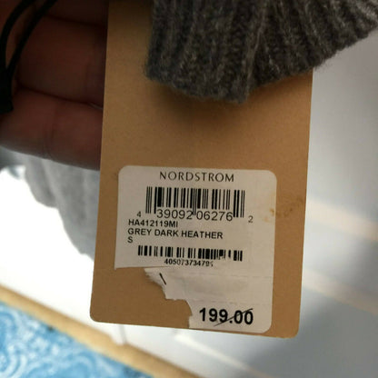 Halogen Wool & Cashmere Long Cardigan Long Sleeves Front Welt Pockets Small NWT