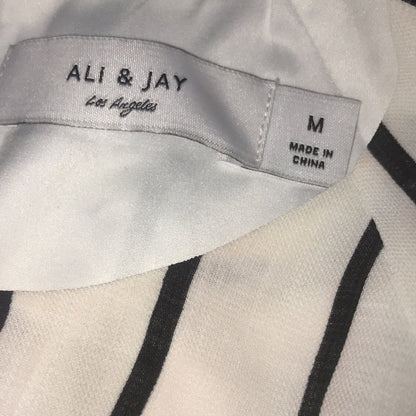 Ali & Jay Blocked Stripe Mini Shift Dress Medium