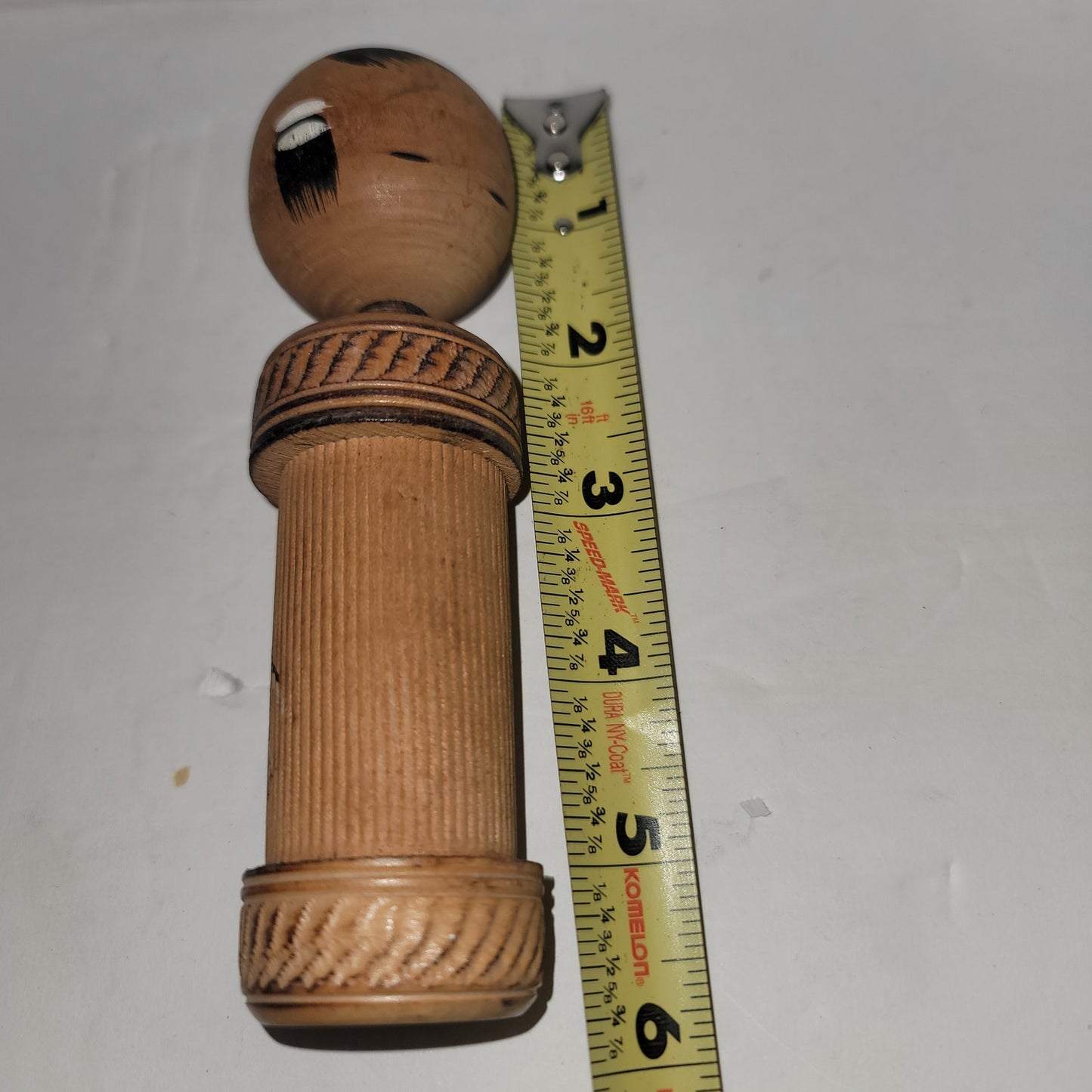 Vintage Kokeshi Doll wood bobble head toy 1960 Japan
