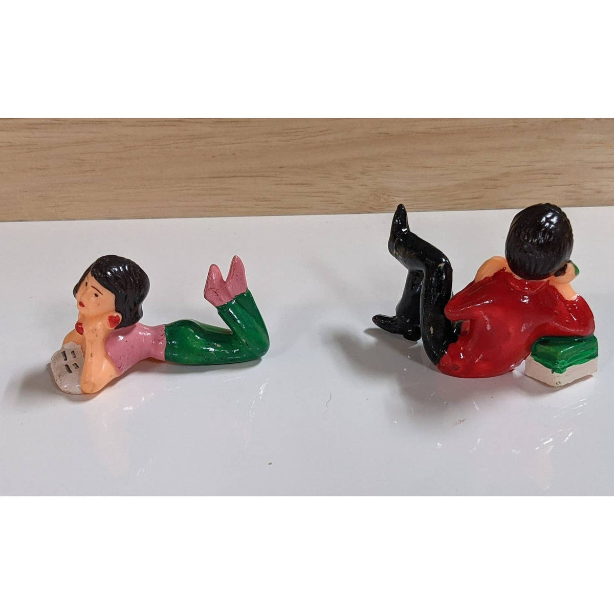 Vintage Wilton Chicago Cake Toppers Phone Call Landline Boy Girl Retro Teen Rare
