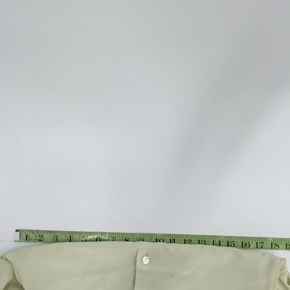 Judy Bond Vintage Light Green Button Up Shirt Long Sleeve Collar Top Blouse