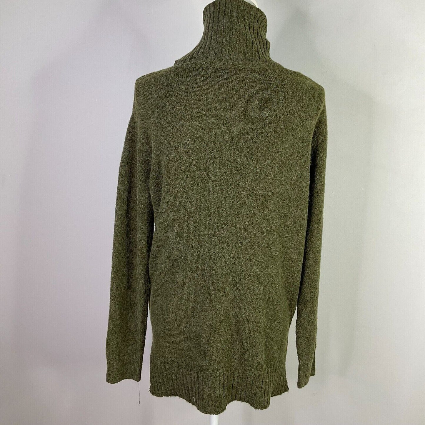 BP. Longline Turtleneck Sweater Sz XS/Extra Small in Olive Night NWT