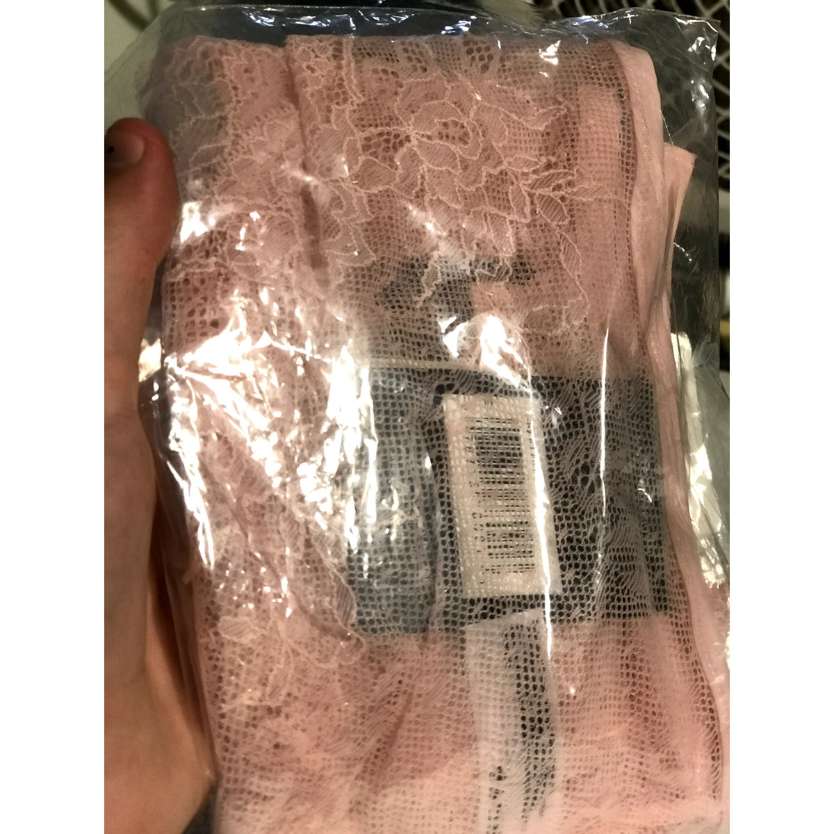 Maidenform NWT Gentle Peach Sexy Must Haves All-Over Lace Tanga 3 PACK Large