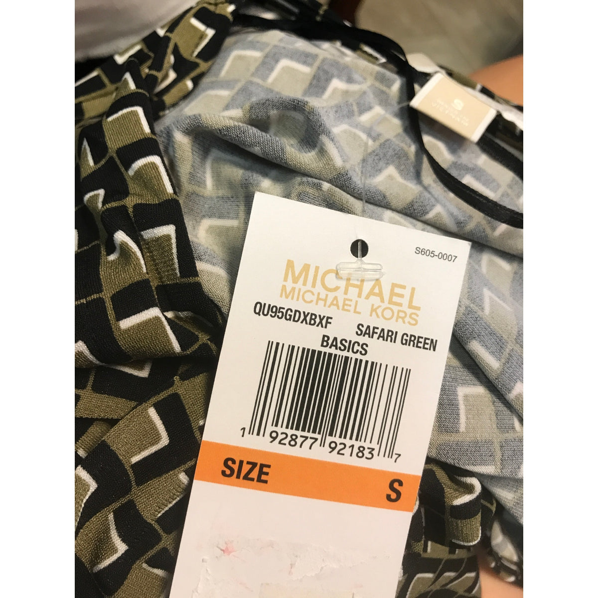 Michael Kors Surplice Double Ring Buckle Tank Top Size Small