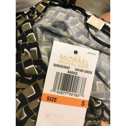 Michael Kors Surplice Double Ring Buckle Tank Top Size Small
