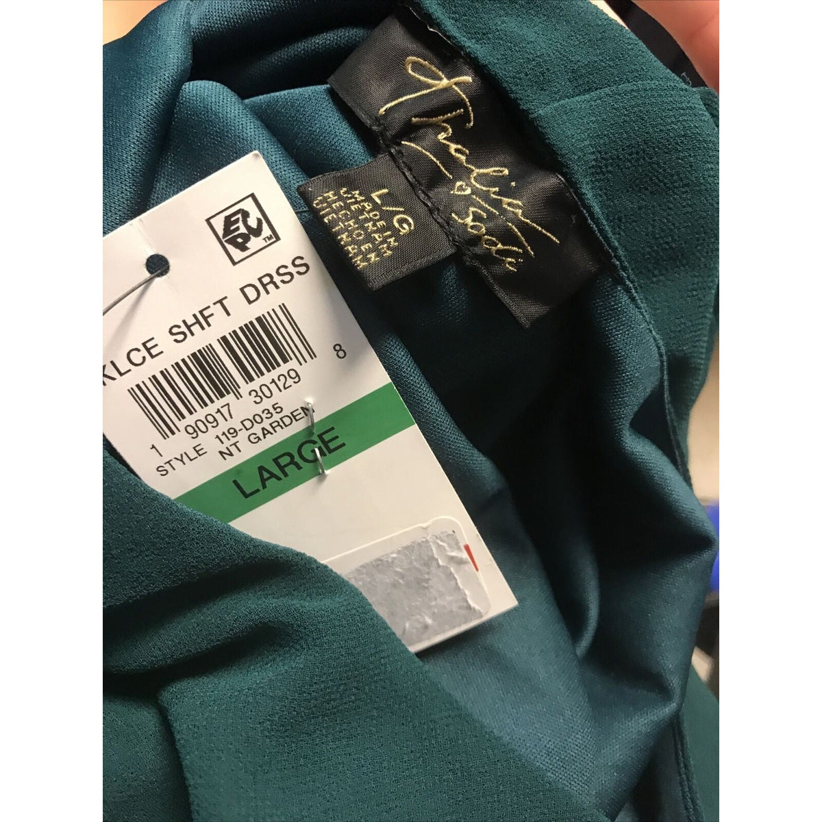 Thalia Sodi NWT Women’s Flared Sleeve Garden Green Midi Dress Size Large