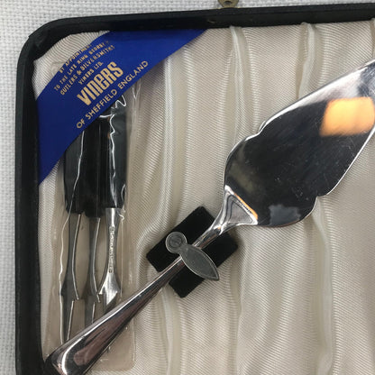 Viners Select Stainless Steel Cake Slice Server 6 Piece Set NWB