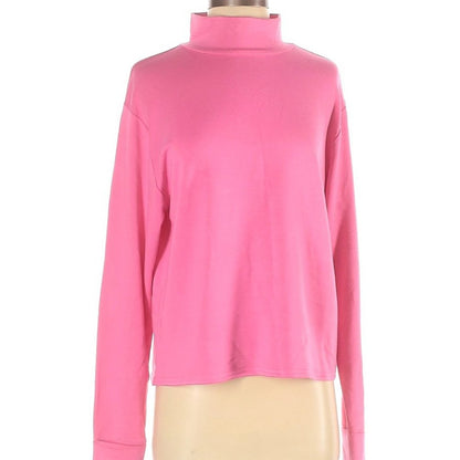 NWT Something Navy Turtleneck Sweater Long Sleeve Pink XS