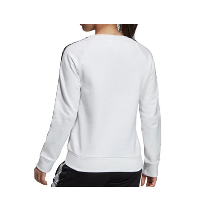 Adidas Tiro Training Pullover Sweatshirt Crew Neck Long Sleeve White Large