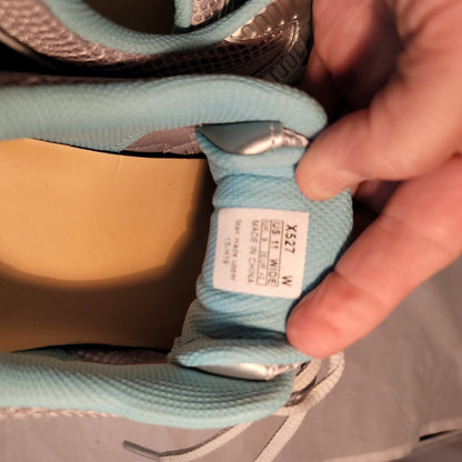 Apex X527W Sneaker Athletic Shoe Boss Runner X-Last Silver/Sea Size 11 Wide
