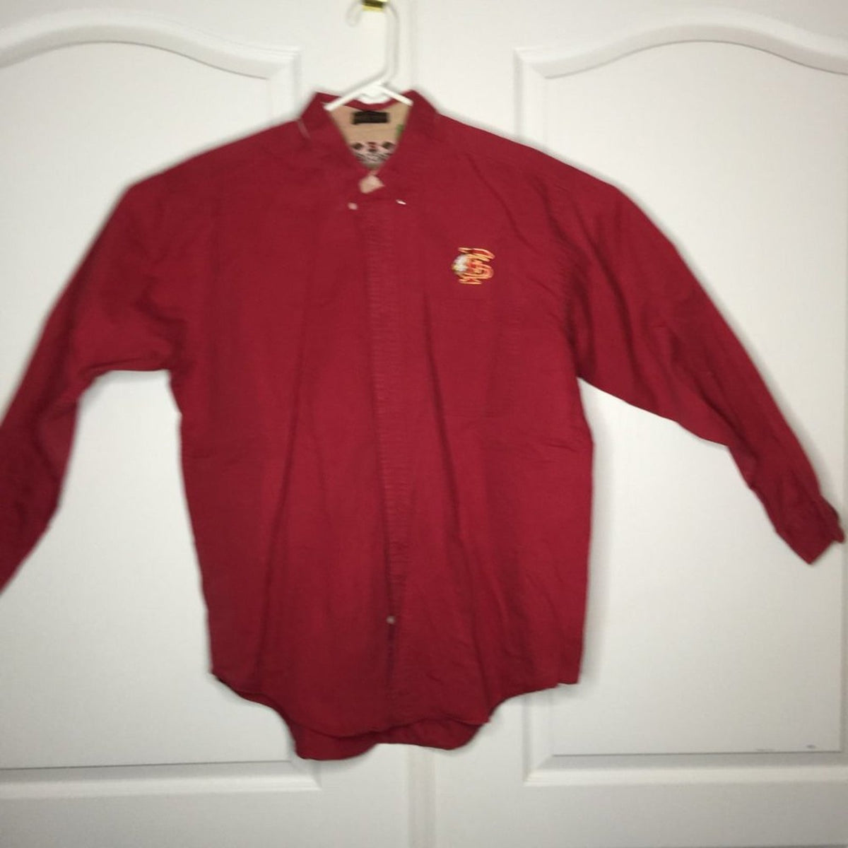 Bao Resort Button-Down Shirt Long Sleeve Florida State University FSU Logo XL