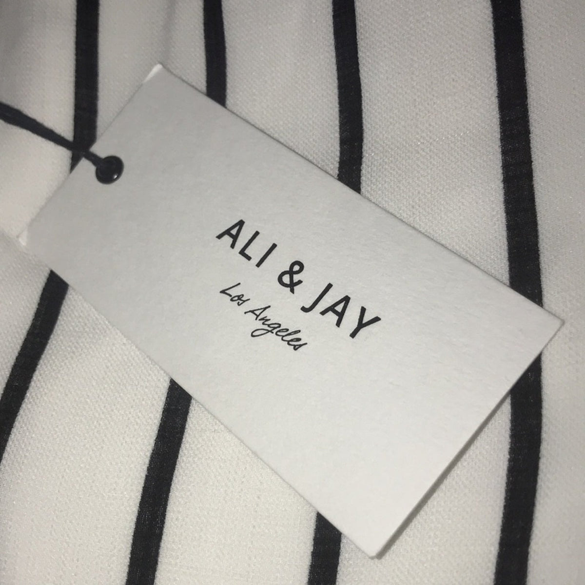 Ali & Jay Blocked Stripe Mini Shift Dress Medium