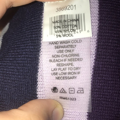 Court & Rowe NEW Metallic Stripe Sweater XLarge