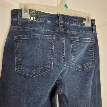 Kut from the Kloth Women's Diana Fab Ab High Rise Skinny Jeans Blue Size 2