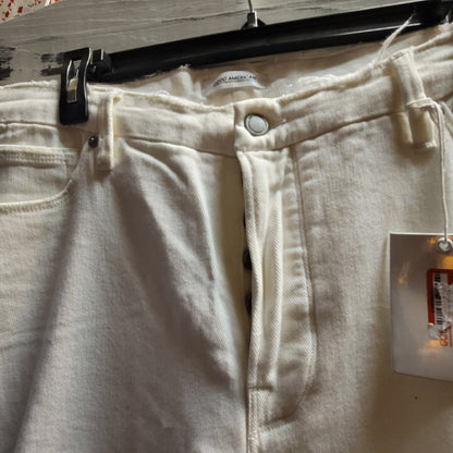 Good American white destroyed jeans size 16 NEW distressed