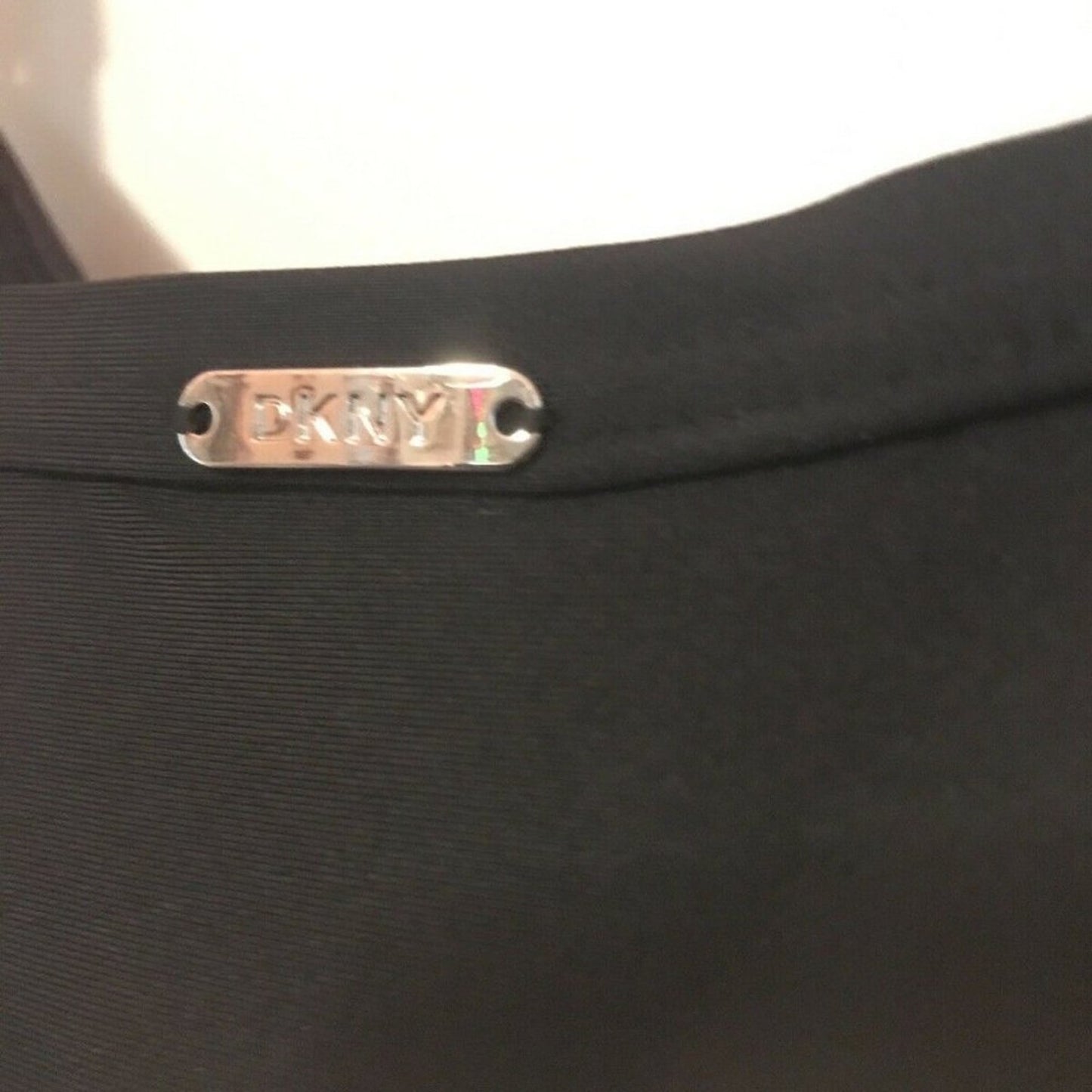 DKNY Rhinestone Logo Adjustable Straps One Size 4