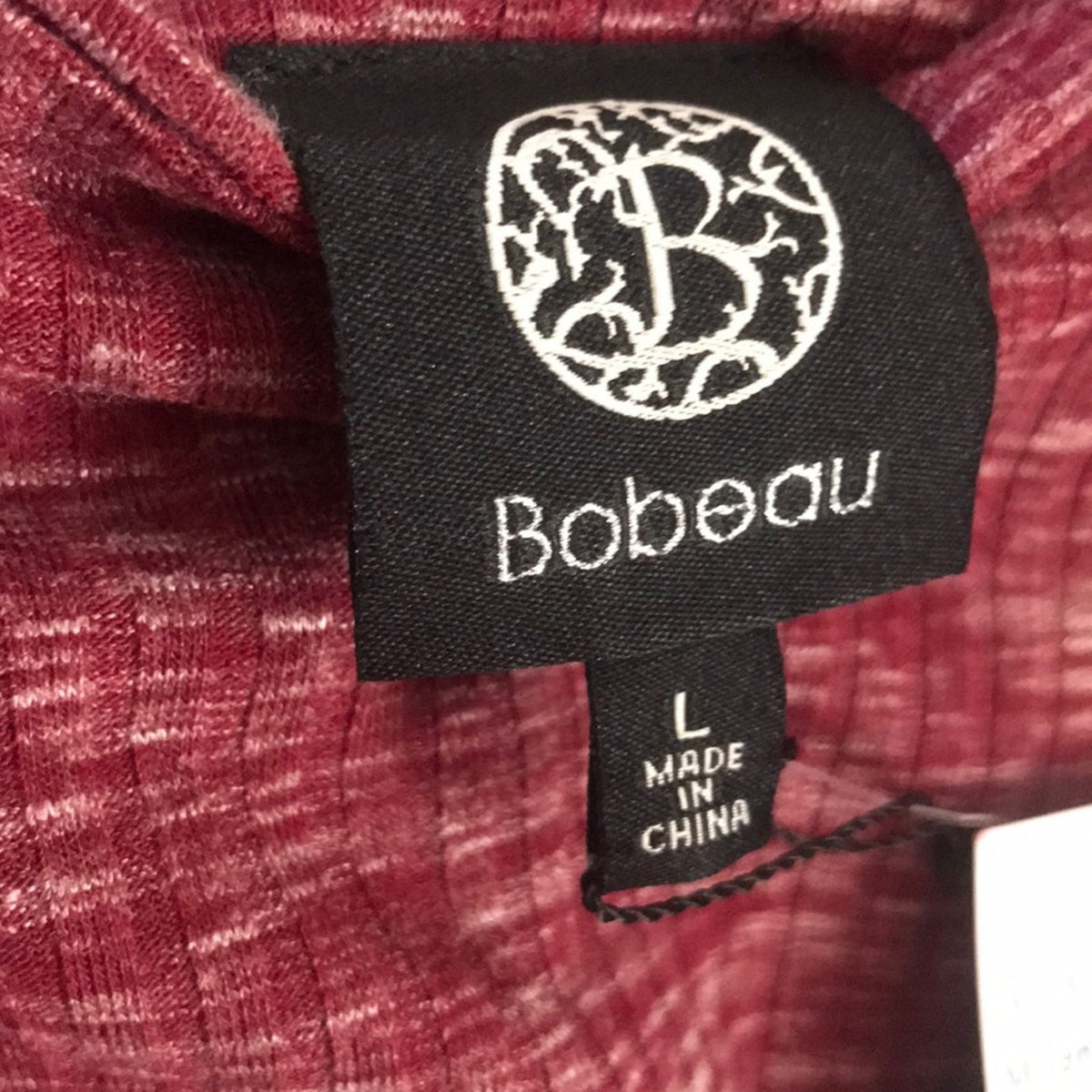 Bobeau NEW Beet Ribbed Marl Tank Top Size Large