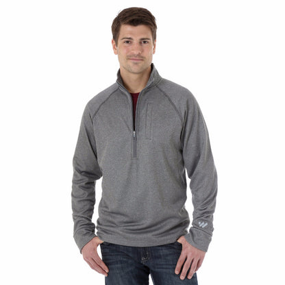 Wranger Mens Premium Performance Cool Vantage Half Zip Pullover 2XLT Gray NWT