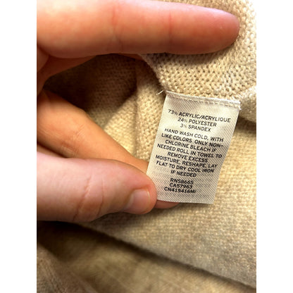 Caslon NWT Oatmeal Side Snap Tunic Sweater Size XL