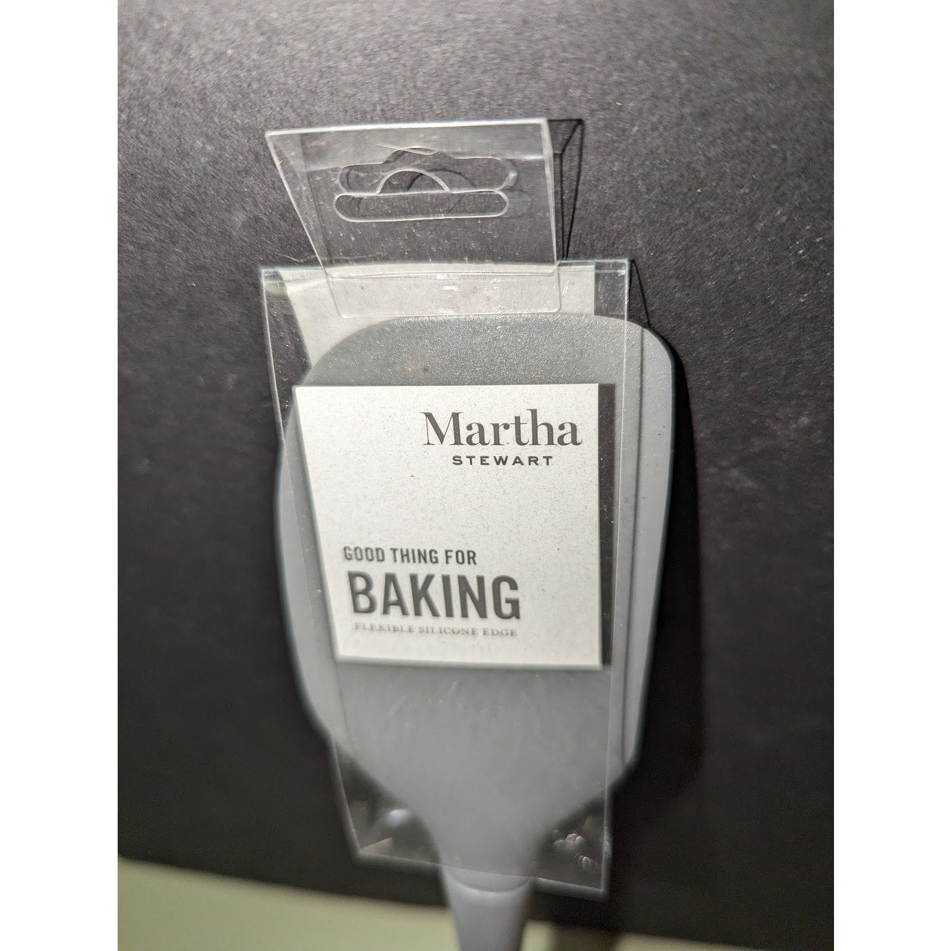 Martha Stewart Gray Spatula Scrapper Spoonula Heat Resistant Baking Silicone