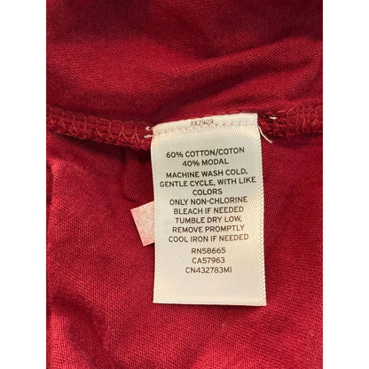 Caslon Halter Tie Back Ruffle Hem Maxi Dress Sz Medium in Red Rhubarb NWT