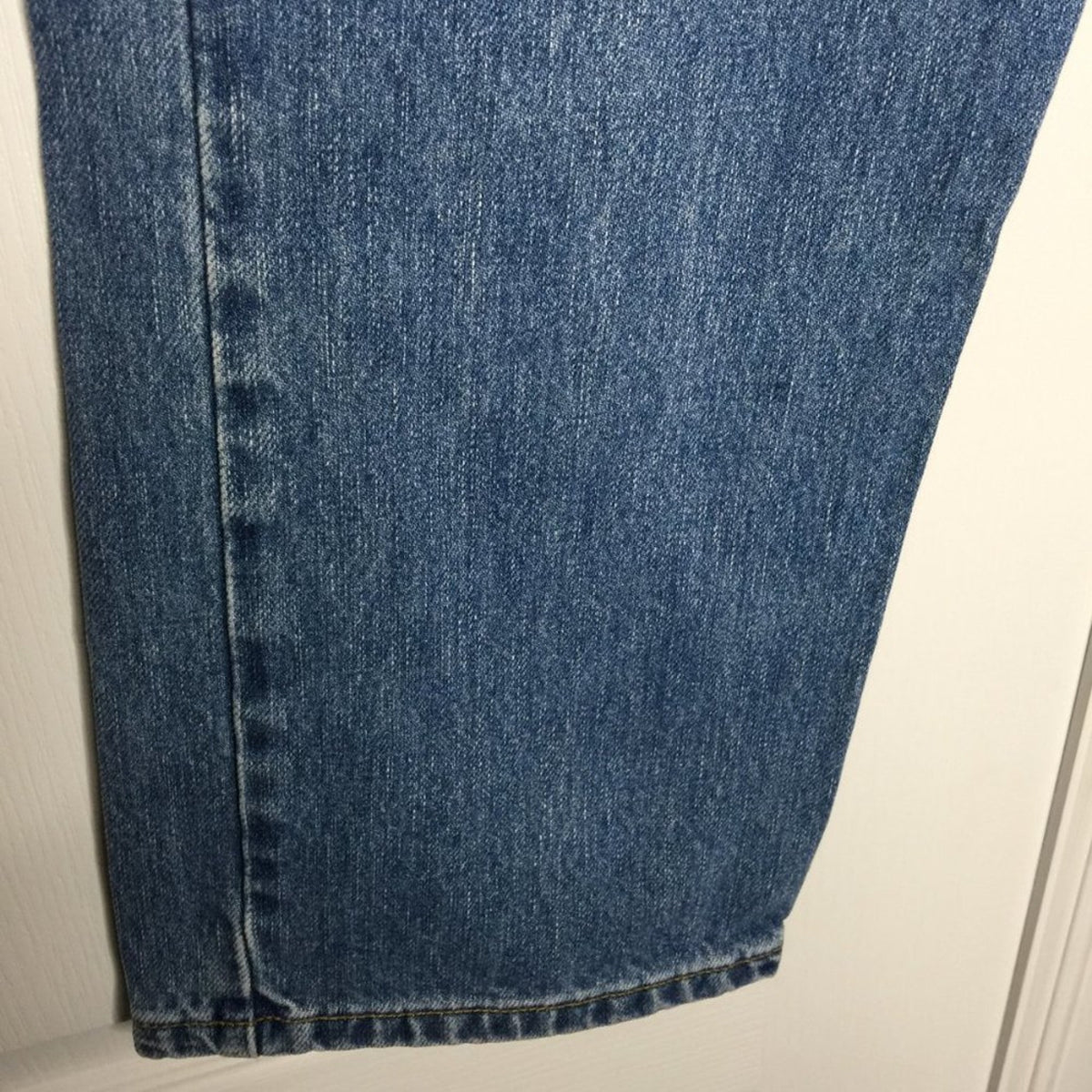 Levi Strauss & Co 505 Regular Fit Straight Jeans Dark Wash Denim Blue Size 33x30