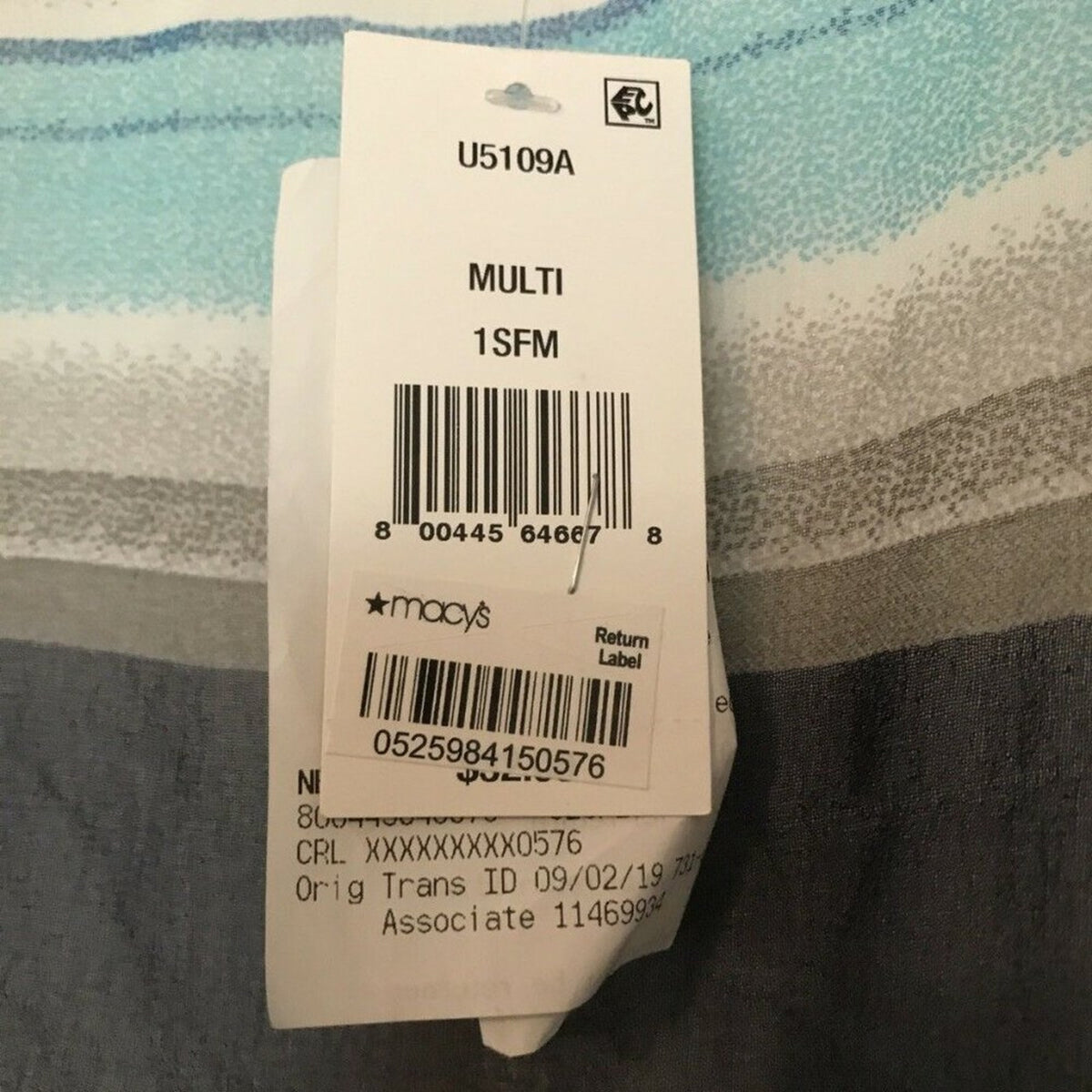 NWT CEJON Melrose striped duster Swimwear cover-up