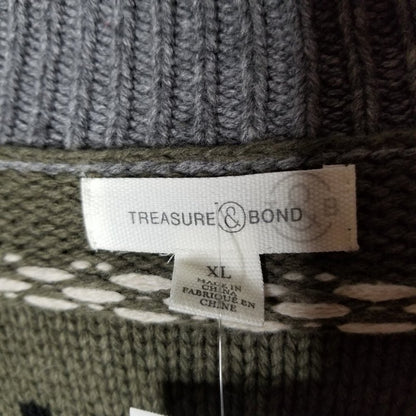 NWT Treasure & Bond Open Front Cardigan Sweater XL