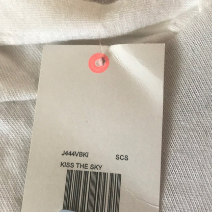 Billabong Kiss the Sky White Cropped Hoodie Large