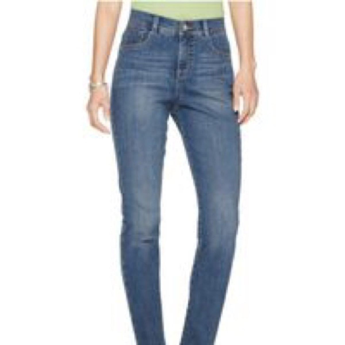 Style & Co Skinny Leg Bardot Denim Jeans Ankle Size 6 NEW