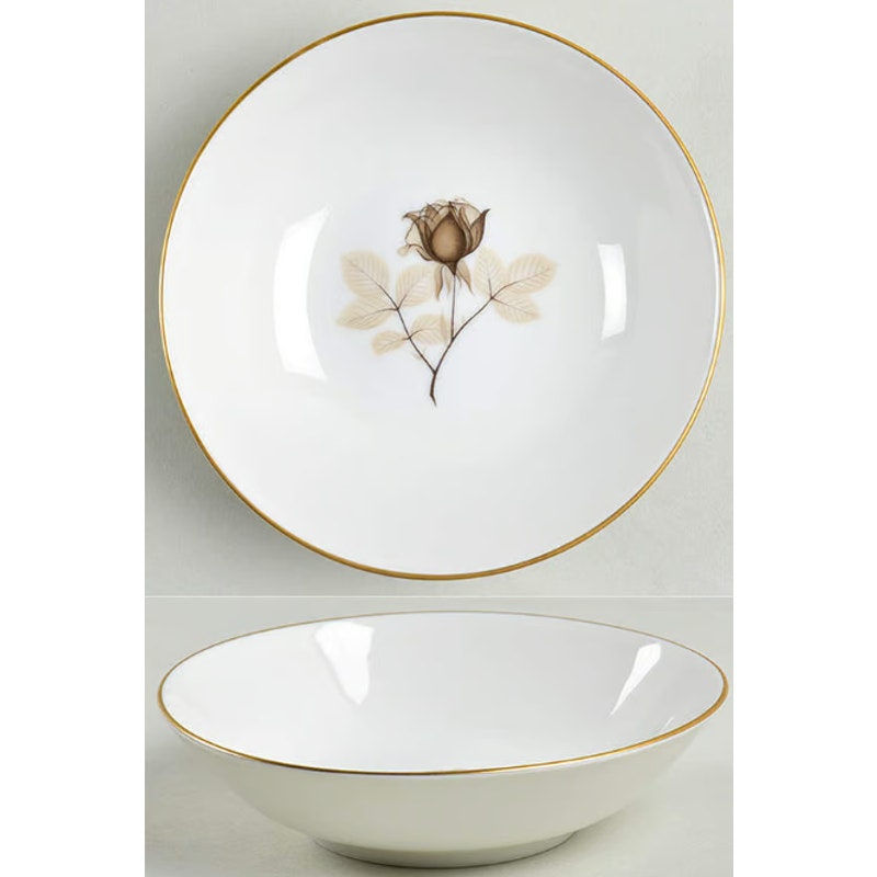 Vintage Rosenthal Shadow Rose Dessert Sauce Fruit Bowl 5" Replacement LOT of 4