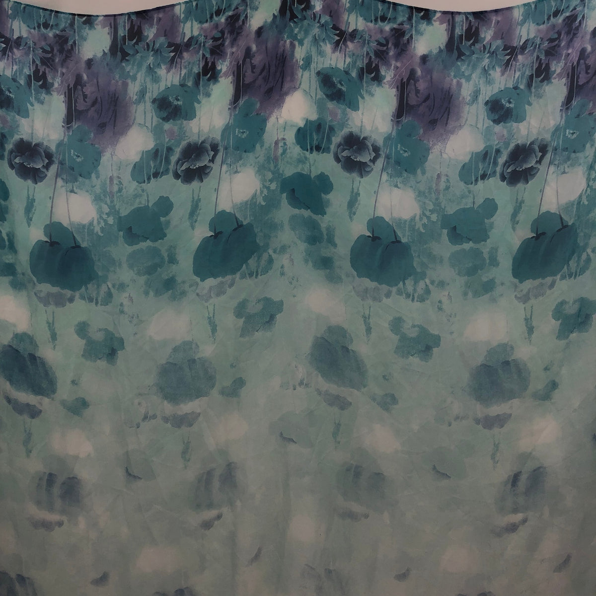 Cajon Women's P0171 Oversize Wrap Scarf Floral Polyester Turquoise One Size NWT