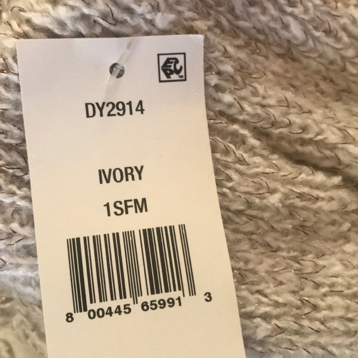 DKNY NEW Fleece Lined Ivory Thick Warm Headband