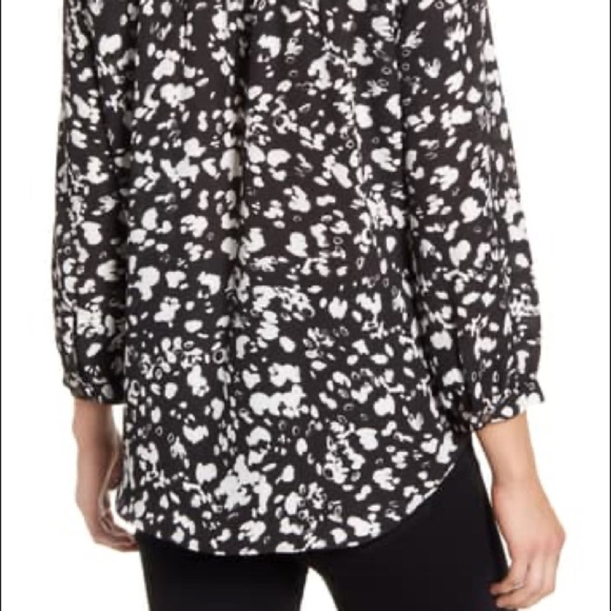 Vince Camuto NEW Floral Rumple Blouse Size Medium