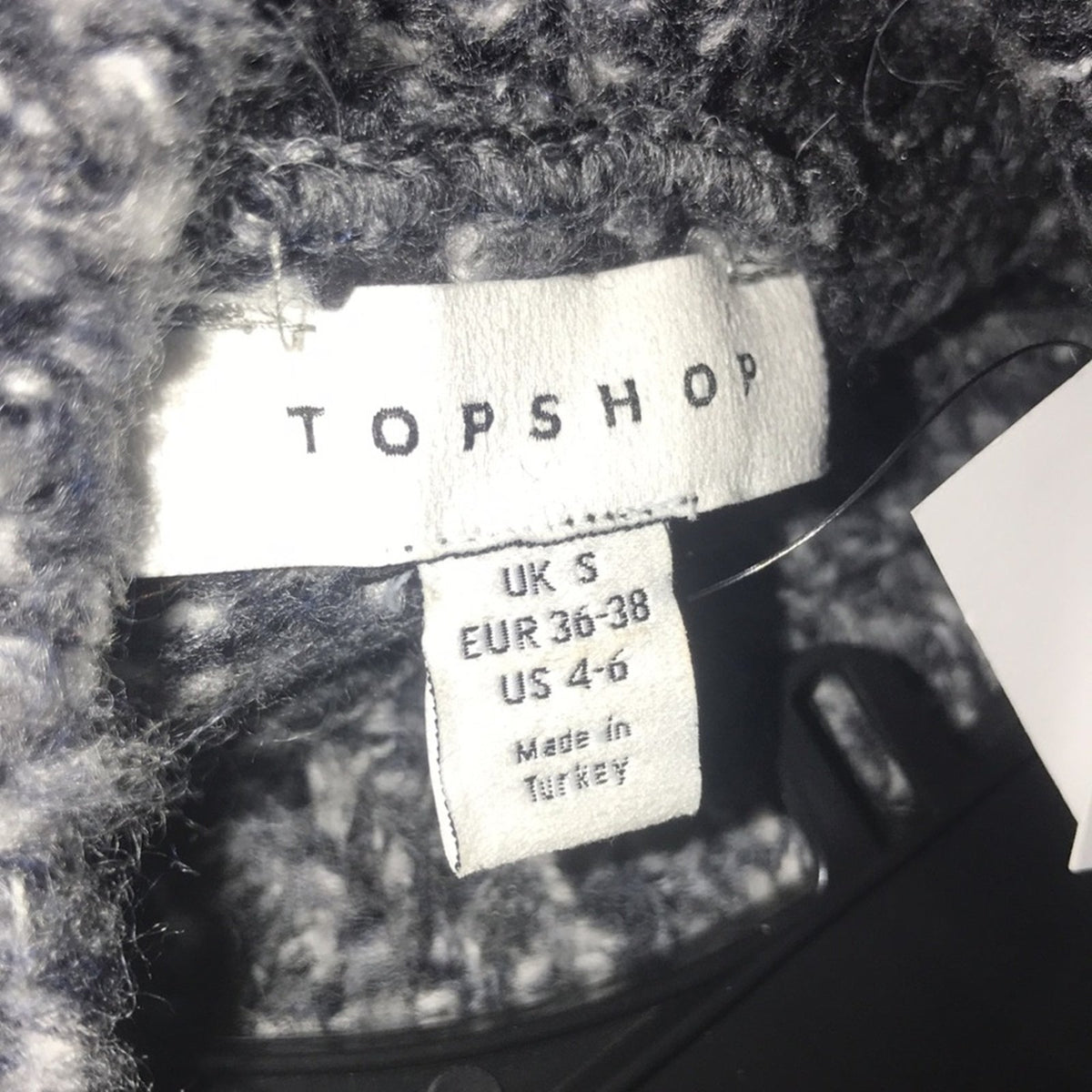 Topshop NWT Vertical Cable Knit Crewneck Sweater Size 4-6