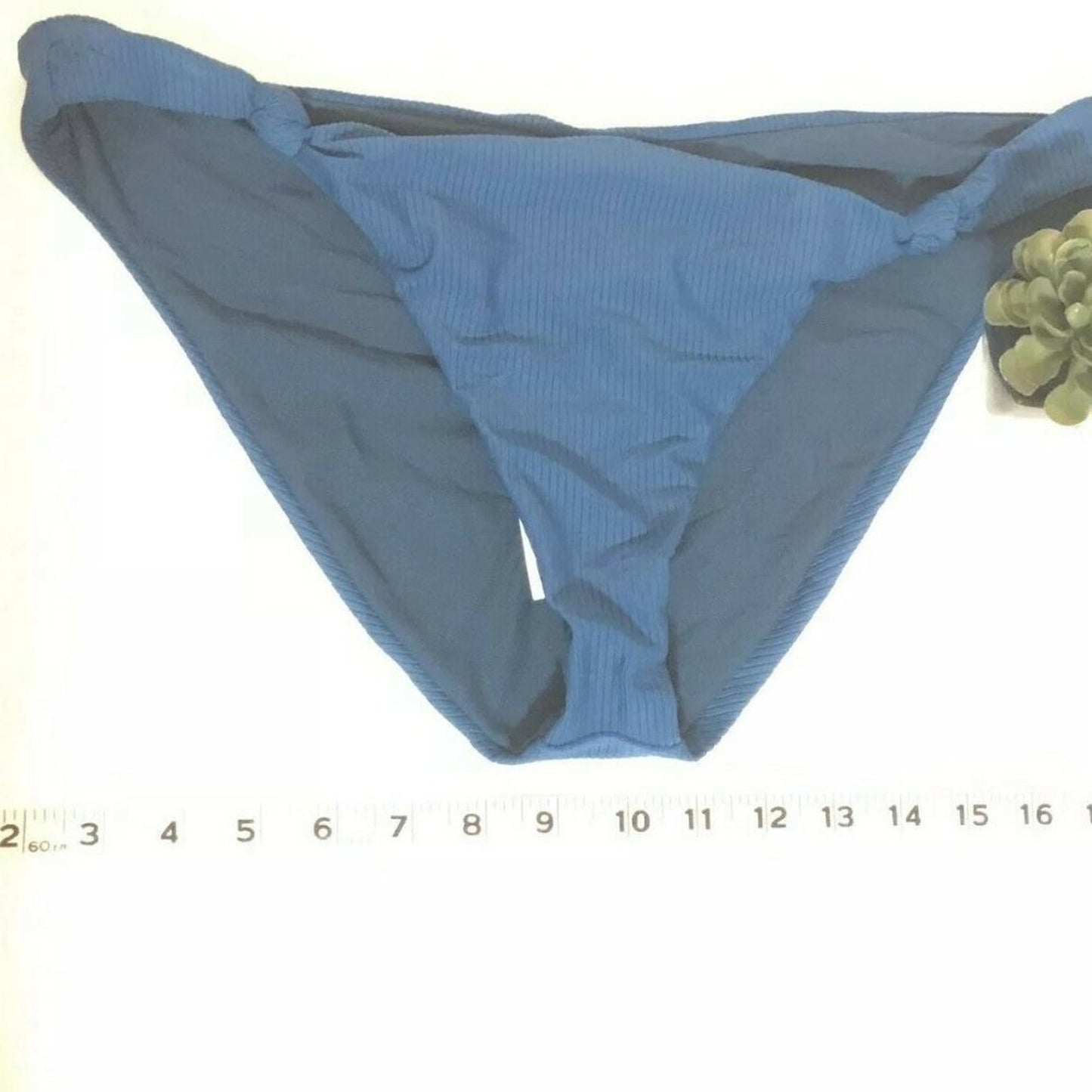 Bar lll Like It Or Knot Ribbed Swim Bikini Bottoms Size XLarge