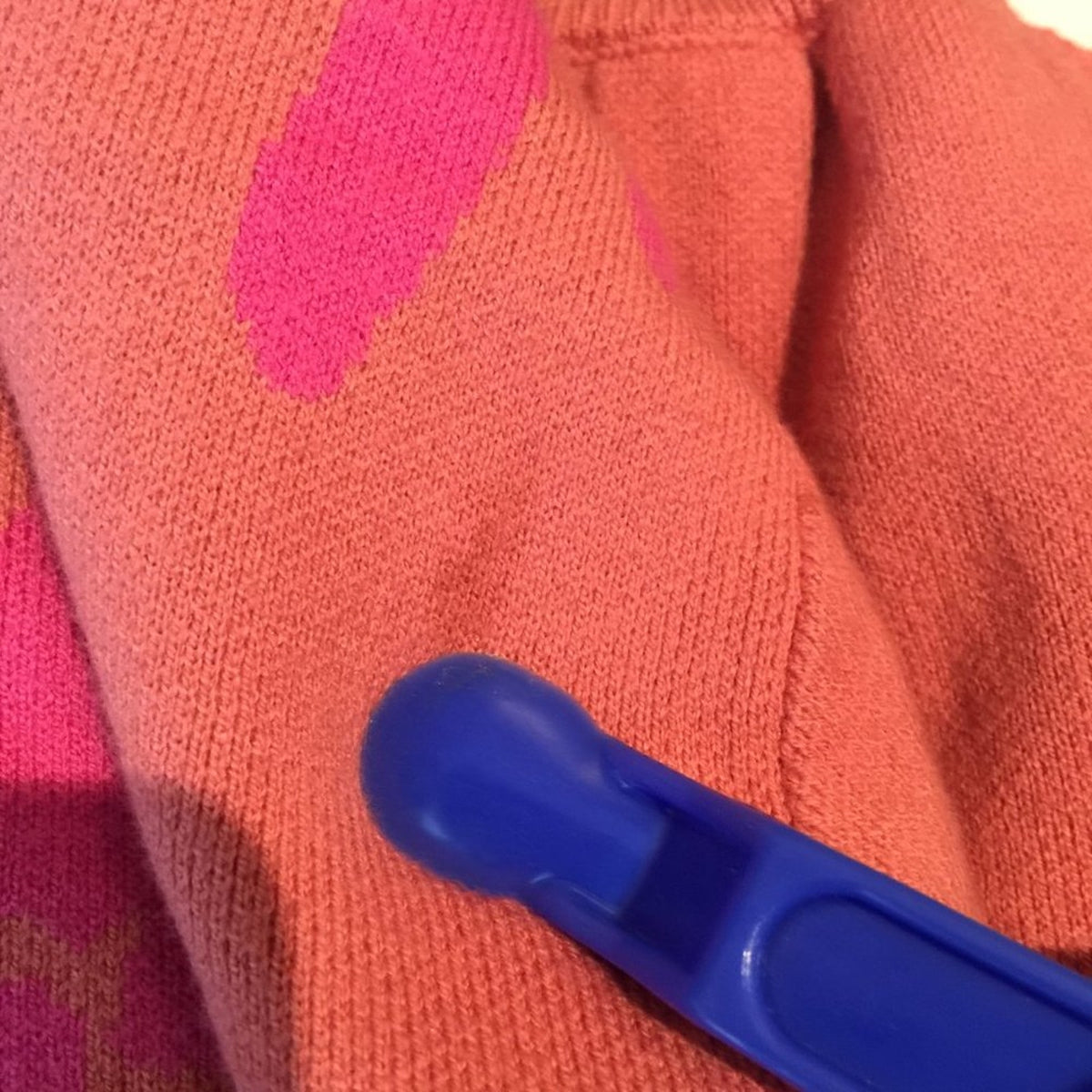 14th & Union XS Coral Pink Knit Pullover Sweater Crew Neck Extra Small Petite