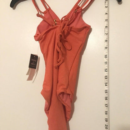 NWT Hula Honey Juniors' Shimmer One-Piece Swimsuit Size Small
