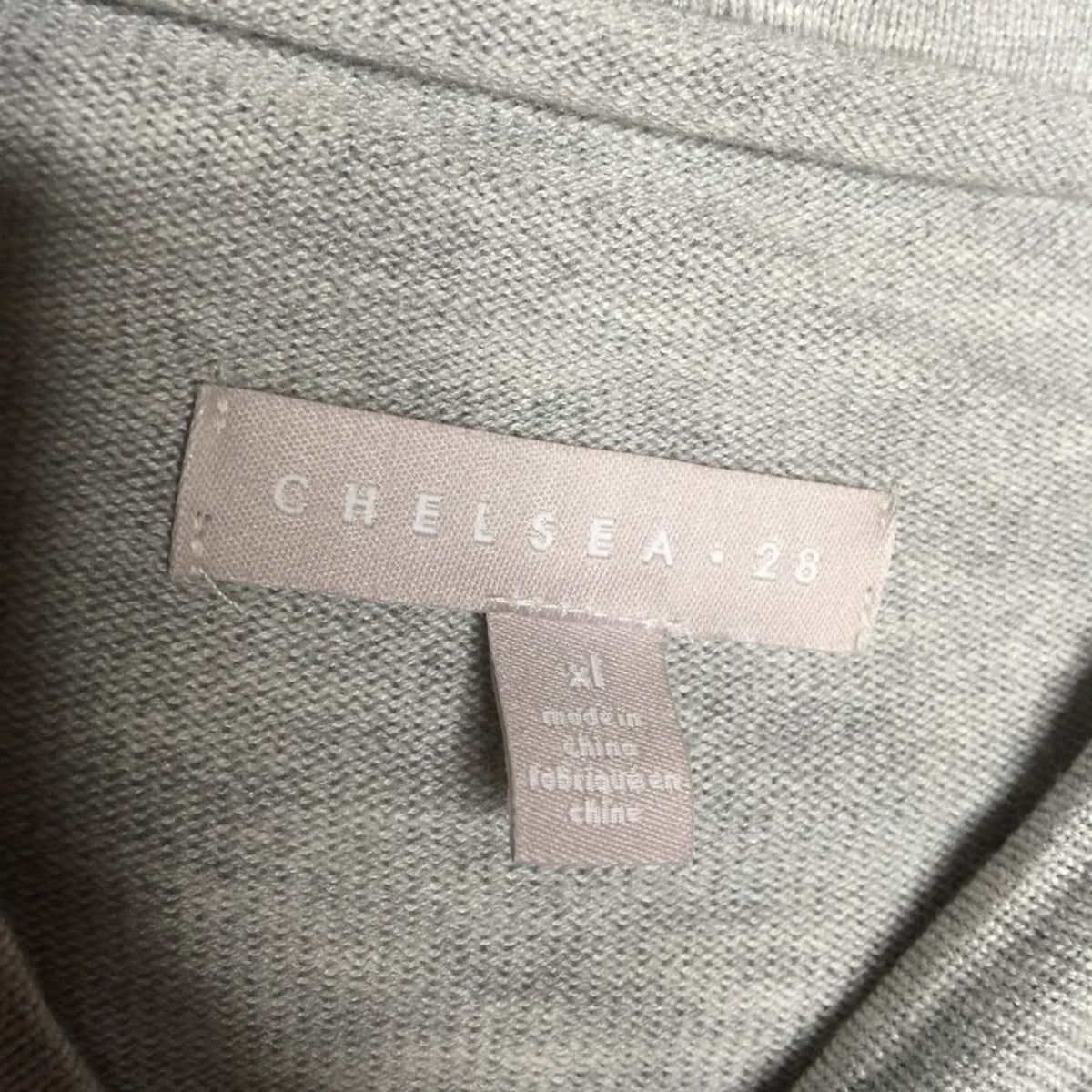 NWT Chelsea28 Funnel Neck Sweater Long sleeves Size XLarge