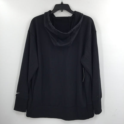 Nike Dri-FIT Get Fit Training Pullover Hoodie Long Sleeve Black Size Medium