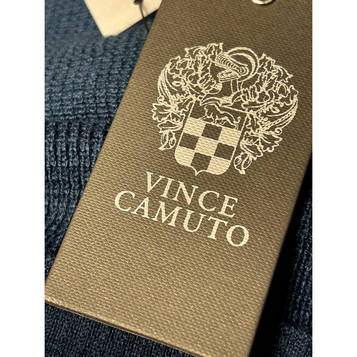 Vince Camuto NWT Button-shoulder Colorblocked Sweater In Cool Dusk Size Medium