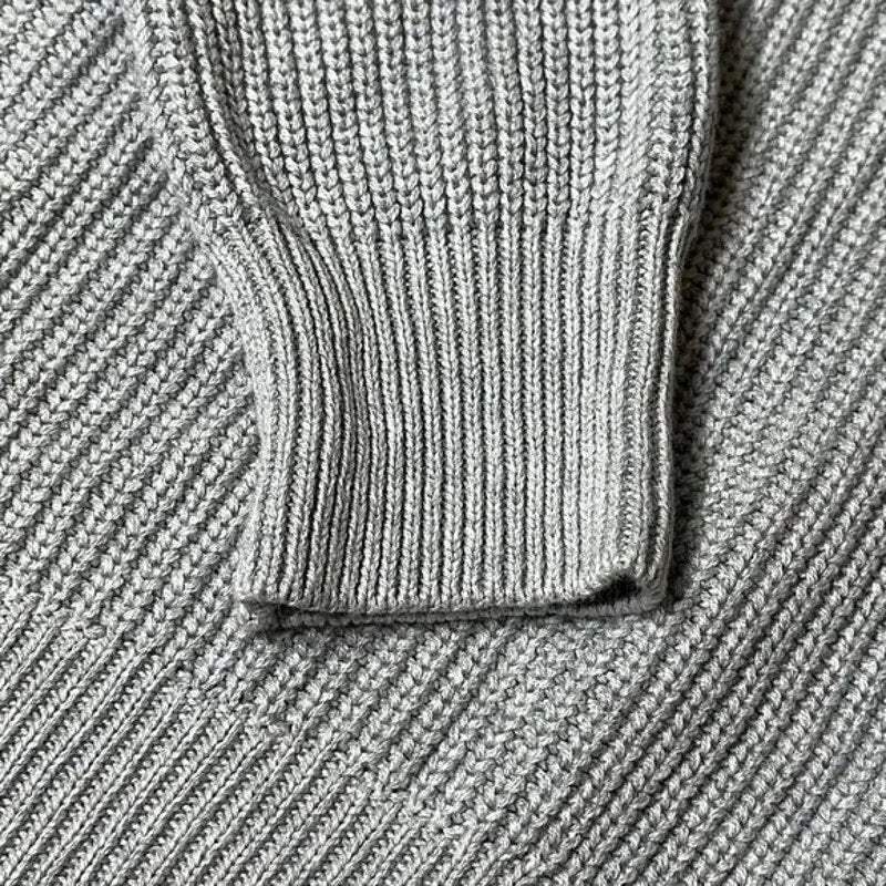 Abound Open Front Cardigan Sweater Ribbed Medium Light Gray NWT Pointelle Accent