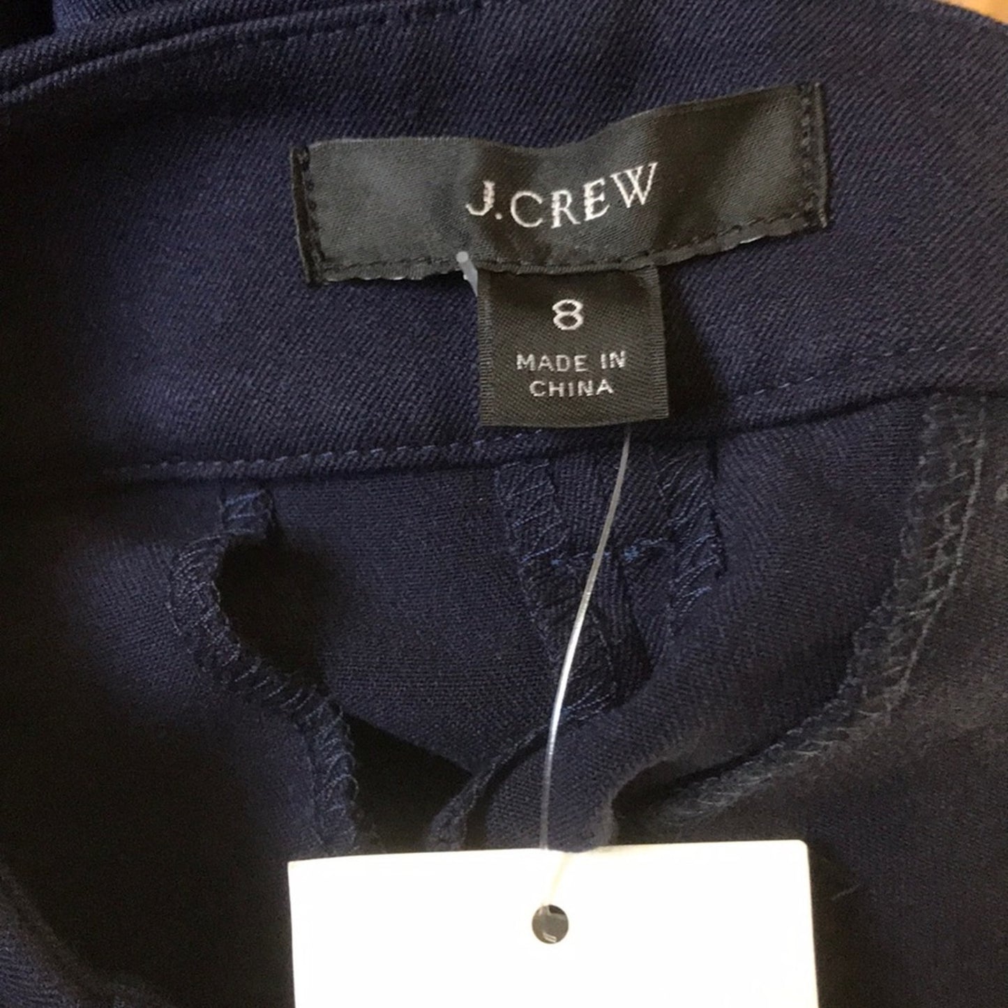 J. Crew Slim Ankle Crop Pants Size 8 Blue Slim Casual career