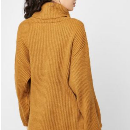 Topshop NEW Roll Neck Ribbed Sweater Size US 8-10
