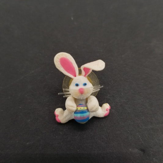 Vintage Plastic Single Easter Bunny Post Earring Jewelry Replacement