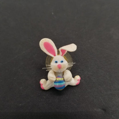 Vintage Plastic Single Easter Bunny Post Earring Jewelry Replacement