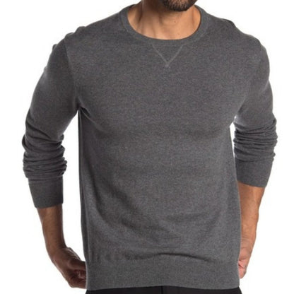 NWT Wallin & Bros Gray Pullover Sweater Crew Neck Size X-Large