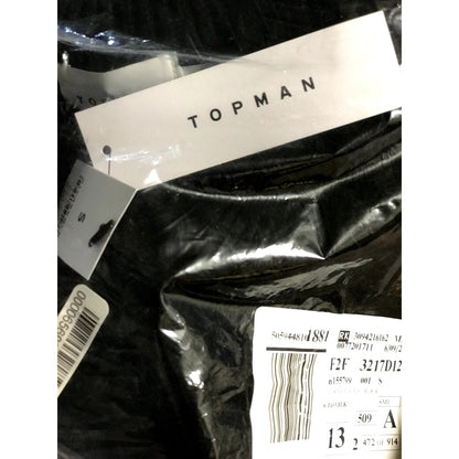 Topman NWT Black Boucle Crewneck Sweater Size Small