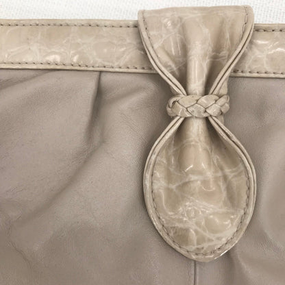 Leather Vintage Faux Leather Crossbody Bag Snap Closure Tan Clutch 1970s